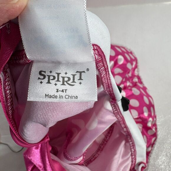 Disney Mickey and Friends Spirit Halloween Store Minnie Mouse Costume 3-4T Pink - Picture 8 of 9